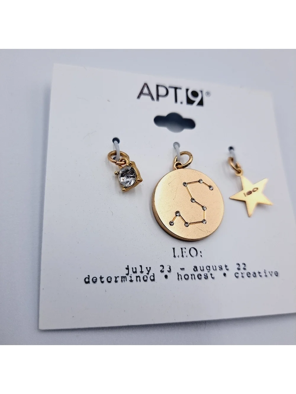 Leo Zodiac Pendant Charm Set